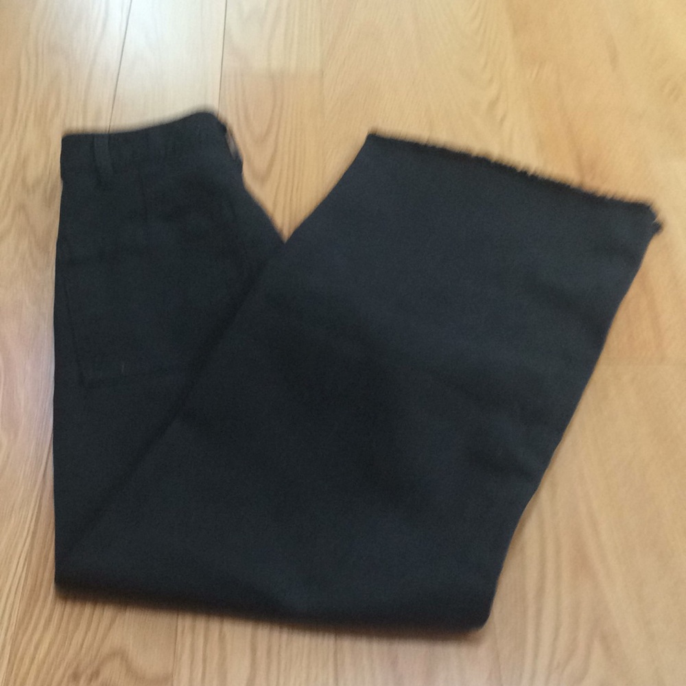 Zara SZ 4, black high rise wide leg jeans. - Picture 9 of 10